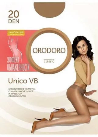 Колготки Orodoro Unico vb, 20 den, размер 3, nero (черный)