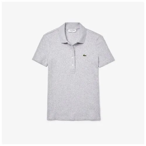 Поло LACOSTE DF5447CCAT38 женское, цвет серый, размер 44