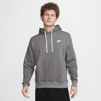 Худи Nike Sportswear Club Fleece, цвет Smoke Grey/Iron Grey/Summit White