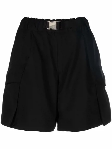 Sacai шорты карго с пряжками