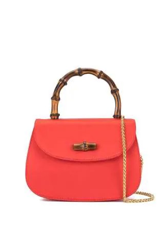 Gucci Pre-Owned мини-сумка с ручкой из бамбука