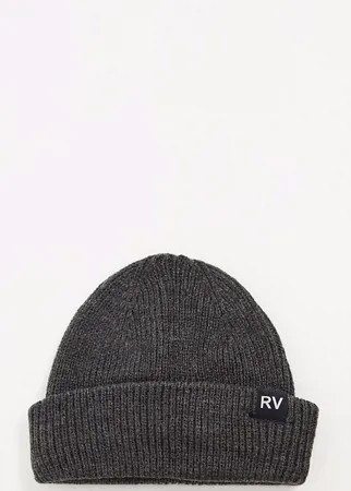 Темно-серая шапка-бини в стиле унисекс Reclaimed Vintage inspired-Серый