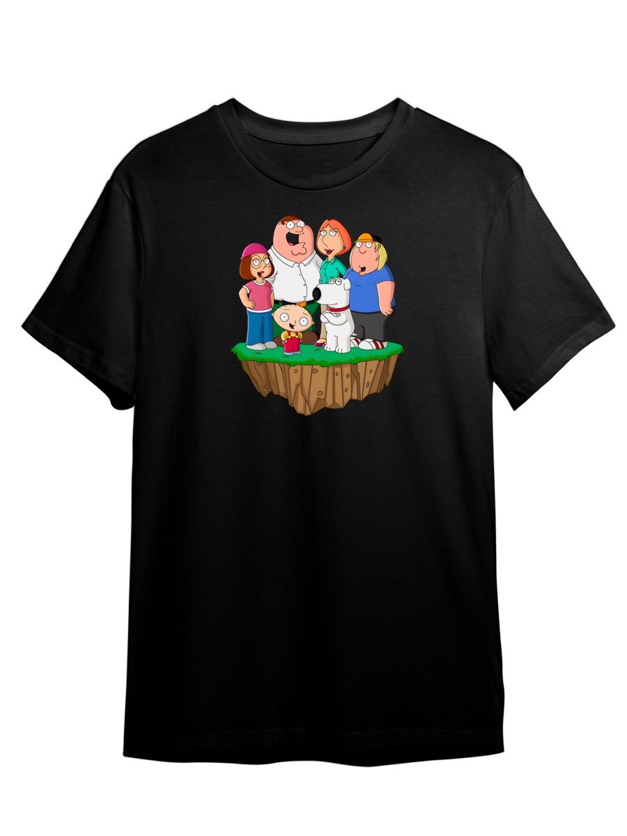 Футболка унисекс Каждому Своё Гриффины/Family Guy/Мультсериал MUGR12 черная 2XL