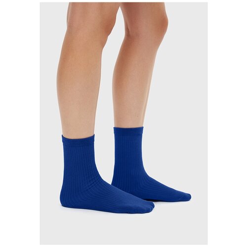 Женские носки STUDIO 29 высокие, размер 39-41, синий