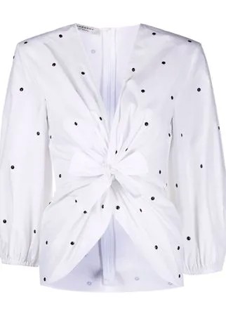 Philosophy Di Lorenzo Serafini блузка со сборками и V-образным вырезом