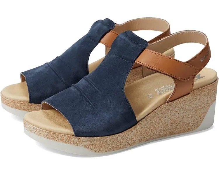Туфли Mephisto Galiane, цвет Jeans Blue Velcalf Premium