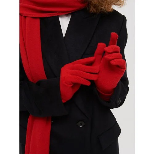 Перчатки UNITED COLORS OF BENETTON, демисезон/зима, размер One Size, красный