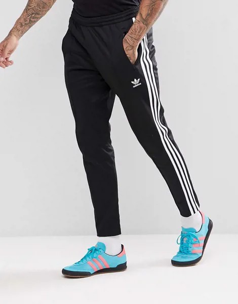 Черные джоггеры скинни adidas Originals adicolor beckenbauer cw1269-Черный