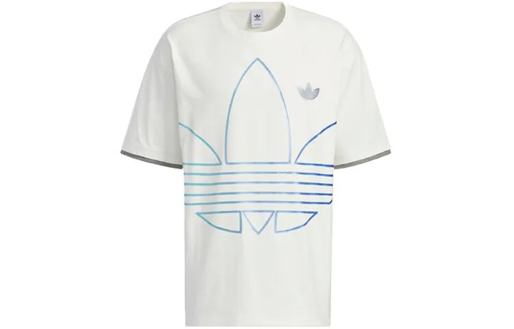 Футболка мужская Off White Adidas Originals, цвет Jade White