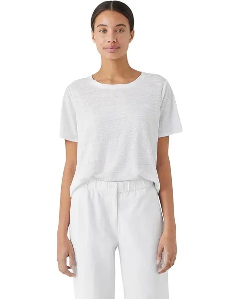 Футболка Eileen Fisher Crew Neck, белый