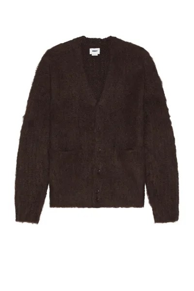 Кардиган Obey Patron, цвет Java Brown
