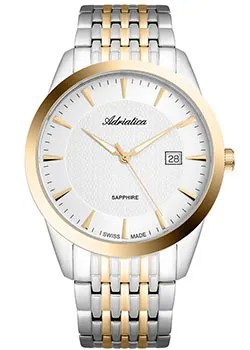 Швейцарские наручные  мужские часы Adriatica 1288.2113Q. Коллекция Premiere