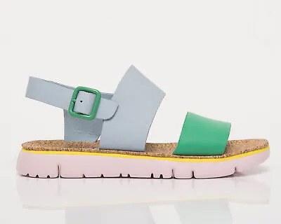 Camper Oruga Sandal Женские сине-зеленые повседневные сандалии Lifestyle Летняя обувь