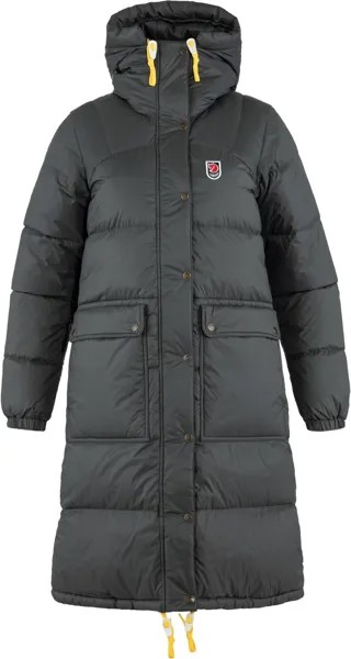 Парка Expedition Long Down Parka Fjällräven, цвет Basalt