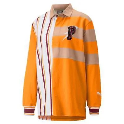 Рубашка поло с длинным рукавом Puma Freedom Rugby женская оранжевая повседневная 532494-01