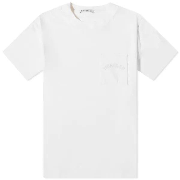 Moncler Карманная футболка, белый