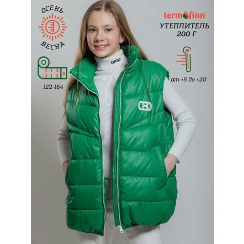 Жилет Orso Bianco, размер 140, зеленый