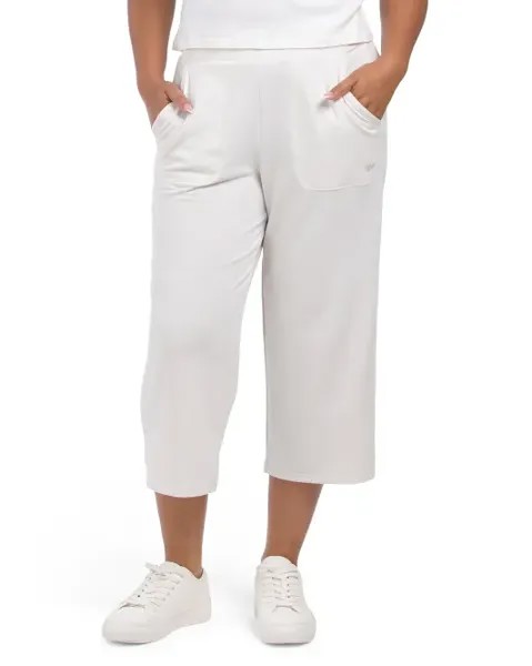 Капри с передним карманом и широкие брюки для йоги Dkny Sport, цвет Sand