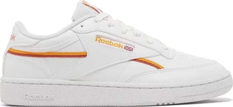 Лимитированные кроссовки club c 85 vegan 'white collegiate gold' Reebok, белый