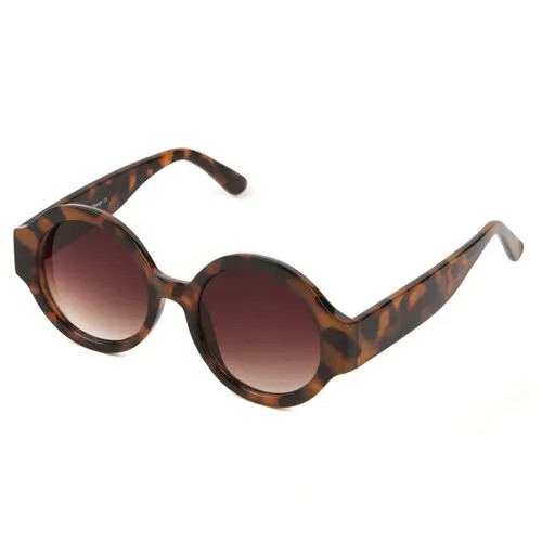 Солнцезащитные очки FABRETTI, панто, спортивные, складные, с защитой от УФ, градиентные, для женщин, коричневый