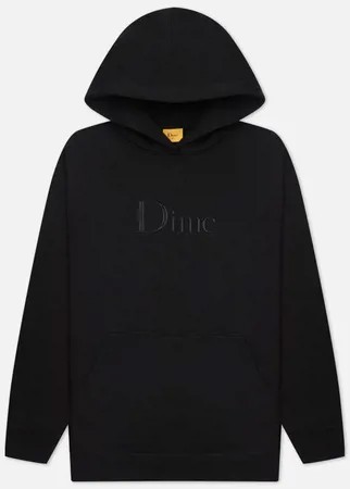 Мужская толстовка Dime Dime Classic Embroidered Hoodie, цвет чёрный, размер S