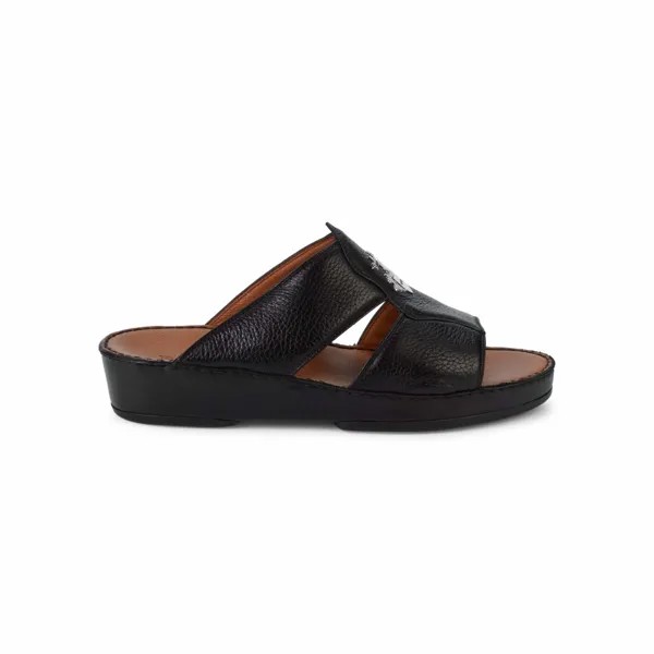 Мужские сандалии Bally Hakman 6211912 Черные из зерненой кожи, мультиколор