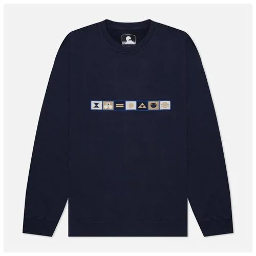 Мужская толстовка Edwin Karma Crew Neck синий , Размер XL