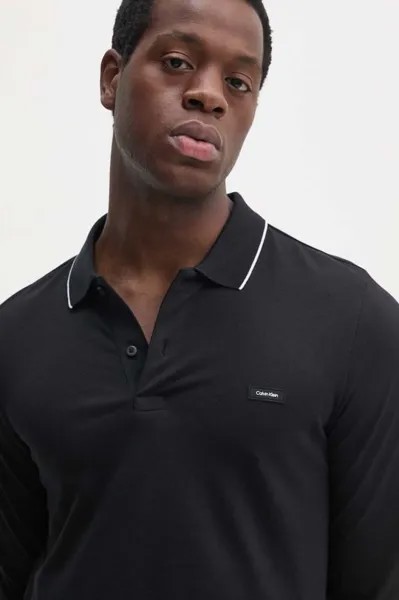 Лонгслив Calvin Klein, черный