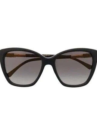 Jimmy Choo Eyewear солнцезащитные очки в массивной оправе