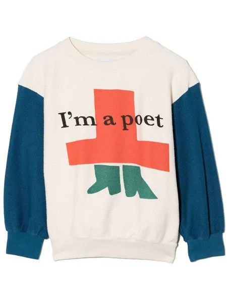 Bobo Choses толстовка с принтом I’m A Poet