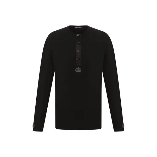 Хлопковый лонгслив Dolce & Gabbana