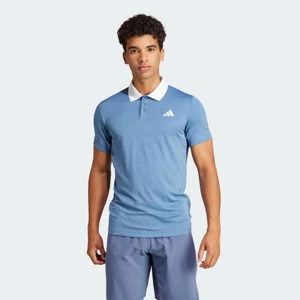 Рубашка-поло Tennis FreeLift ADIDAS, цвет blau