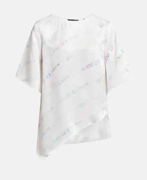 Рубашка блузка Armani Exchange, белый