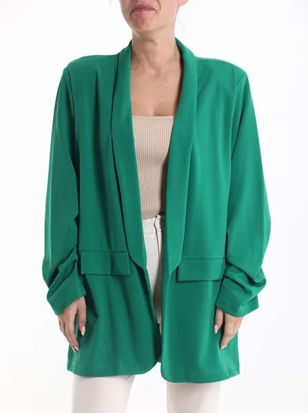 Пиджак без подкладки с подплечниками, цвет Jade
