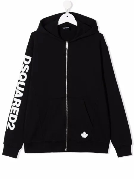 Dsquared2 Kids худи на молнии с логотипом