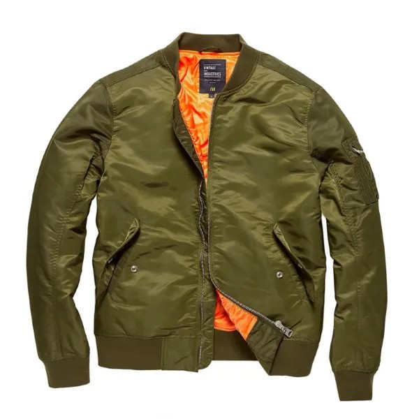 Бомбер мужской NoBrand Welder olive drab зеленый S