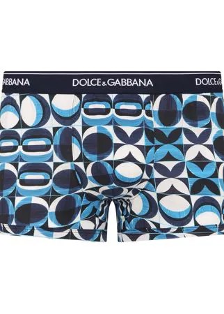 Dolce & Gabbana боксеры с принтом Majolica