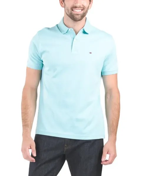 Поло свободного кроя с короткими рукавами Richard Tommy Hilfiger, цвет Aqua
