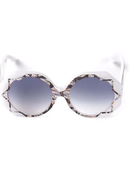Cutler & Gross солнцезащитные очки 'Pinstripe Lace'