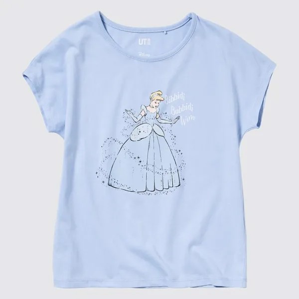 UNIQLO GIRLS Disney UT Graphic Футболка с короткими рукавами A