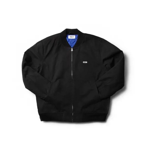 Бомбер OBEY East Bomber Jacket Black 2021