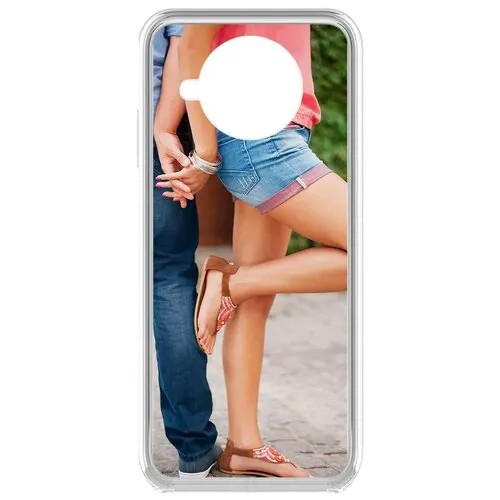 Чехол-накладка Krutoff Clear Case Босоножки женские для Xiaomi Mi 10T Lite