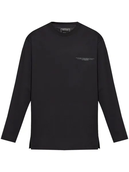 Y-3 футболка с логотипом Adidas, черный