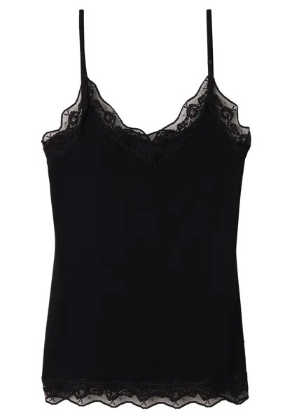 Топ V-NECK Tezenis, цвет black/mottled black/anthracite