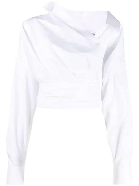 Alexander Wang рубашка с запахом, белый