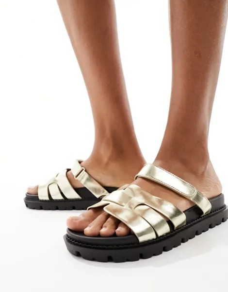 Золотистые сандалии SIMMI London Adelle SIMMI Shoes