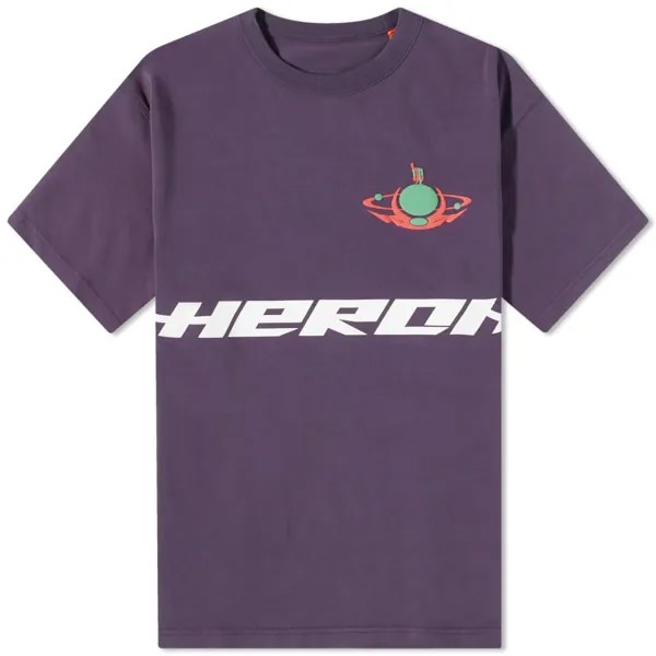 Футболка Heron Preston Globe Burn, фиолетовый