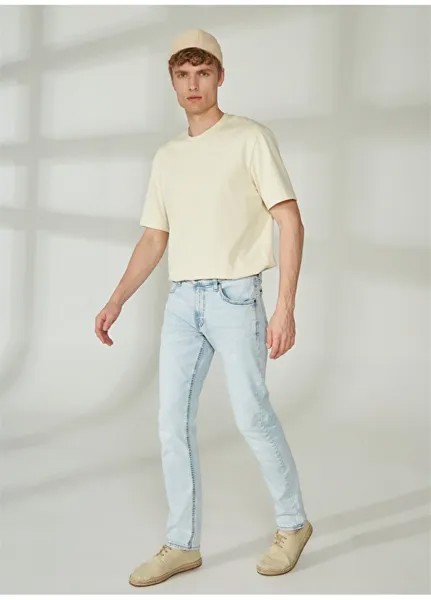 Мужские джинсовые брюки узкого кроя с нормальной талией Lee