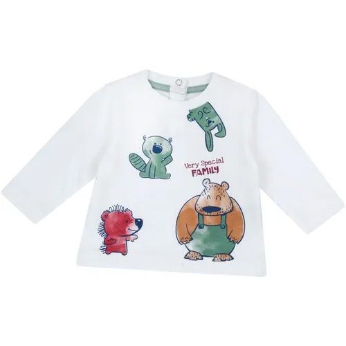 Лонгслив Chicco, размер 104, белый