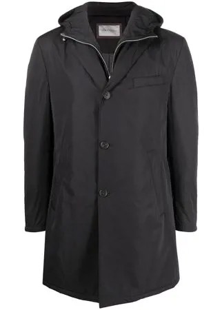 Corneliani многослойное пальто с капюшоном